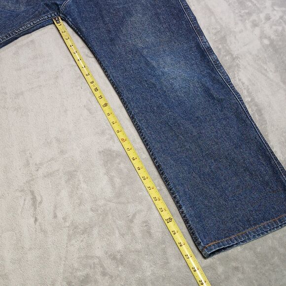 Vintage Polo Jeans Ralph Lauren Fits 32x28 Blue Carpenter C-5 Street Y2K Preppy - Picture 10 of 11